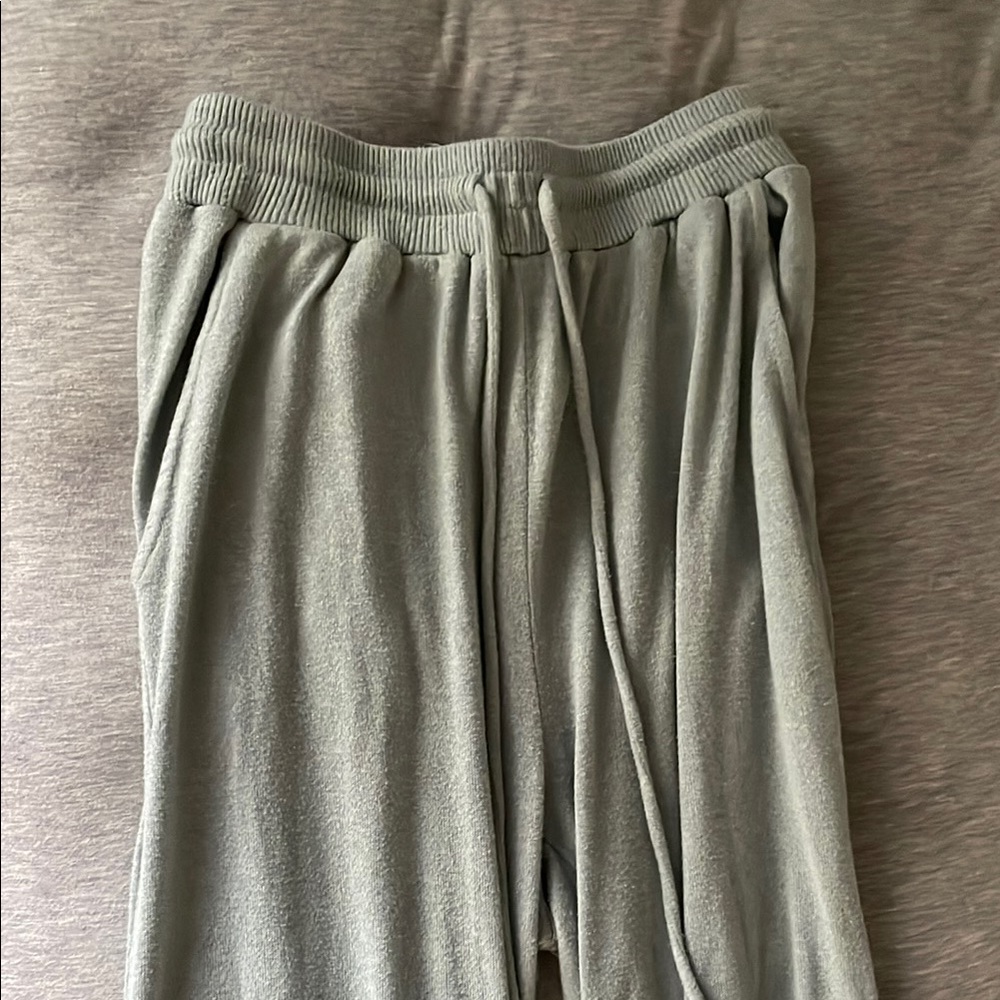 Anthropologie Seafoam green lounge pants